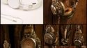 Écouteurs steampunk