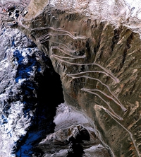 Le col Stelvio (2757 m) en Italie