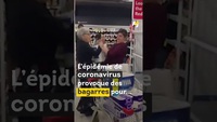 Bagarre pour du papier toilette