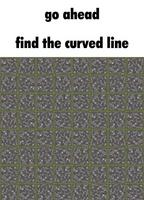 Trouvez la ligne courbe