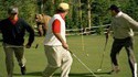 Partie de golf interrompue