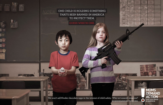 Devinez lequel de ces enfants tient une chose qui a été interdite aux Etats Unis afin de le protéger.