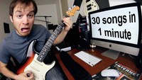 30 sons en un medley d'une minute en guitare