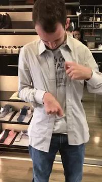 Chemise à boutons