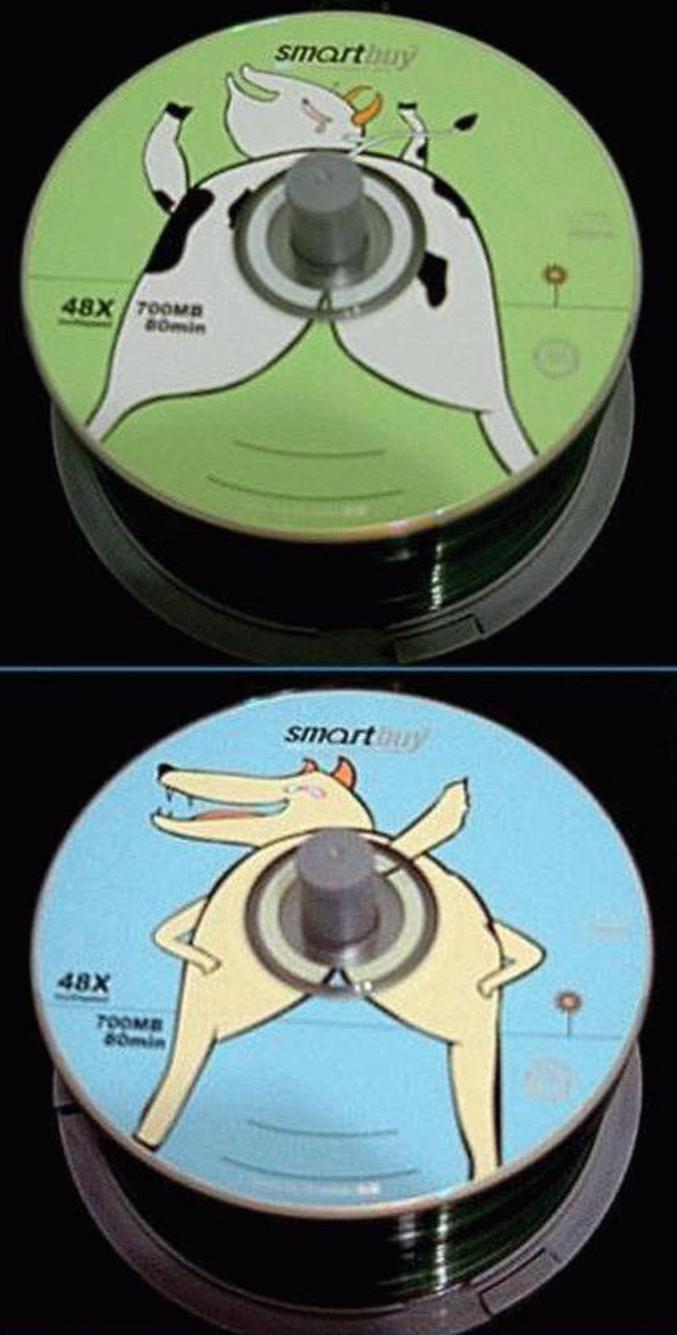Des CDs aux étiquettes joyeuses