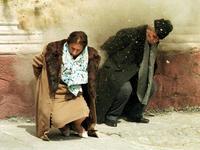Le couple Ceausescu au moment de leur exécution