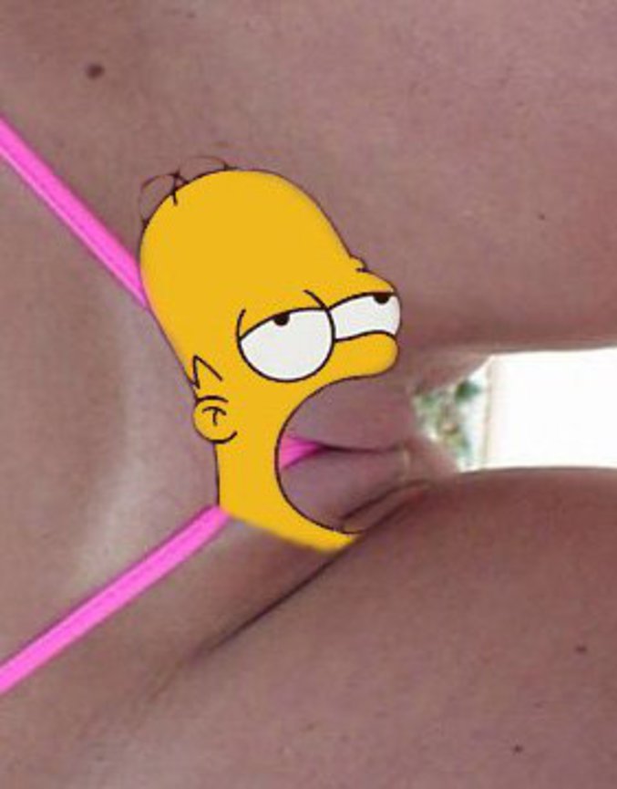 Homer et ses grandes lèvres.