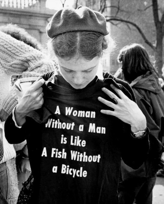 Comprenne qui pourra ce slogan féministe