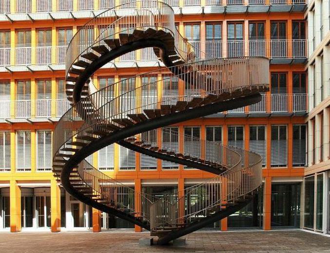 Un escalier idéal pour s'entrainer.