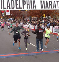 Au marathon