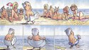 La classe à la plage