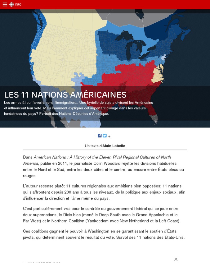 Petit cours historique et géopolitique de l'Amérique du Nord des 200 dernières années 