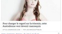 Une trisomique veut devenir mannequin.