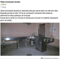 Vente de matériel