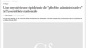 Une mystérieuse épidémie de "phobie administrative" à l'Assemblée nationale