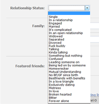 Relations de Facebook