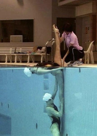 Assouplissement en natation synchronisée