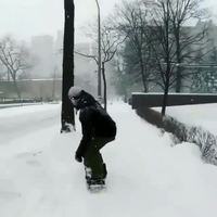 Snowboard en ville