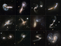 Galaxies en collision