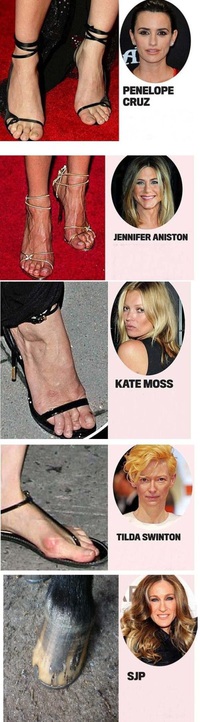 Les pieds des femmes