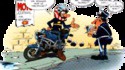 Moto trottoir