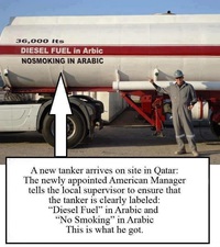 Diesel Fuel in Arbic