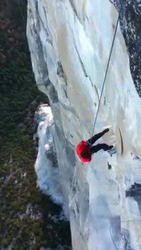 Redescendre une falaise de façon pas très banale