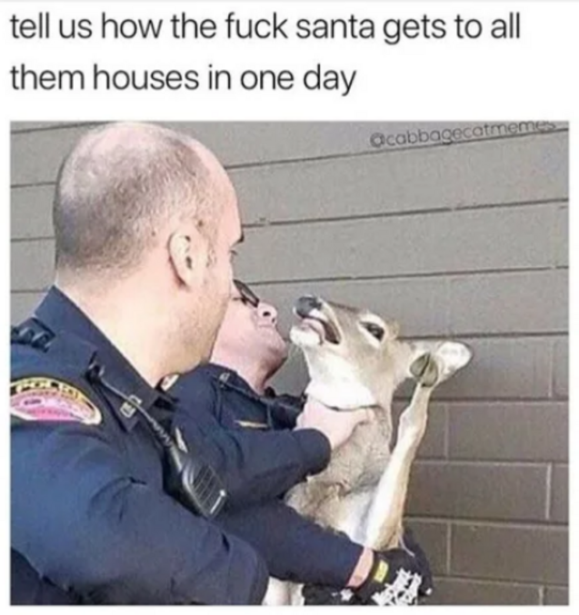 Violences policières tout les jours
[ Dis-nous comment le putain de Père Noël arrive dans toutes les maisons en un seul jour !!]