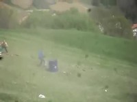 Explosion de barils
