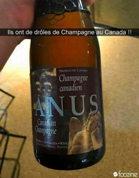 champagne canadien au nom attractif 