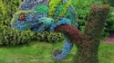 Caméléon de fleurs
