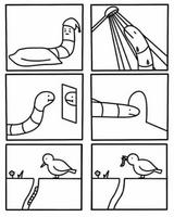 Pas facile la vie d'un lombric.