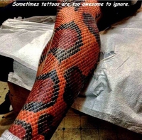 Le tatouage comme une seconde peau