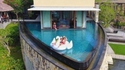 Piscine sur le pont 