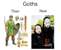 Les goths, avant et maintenant
