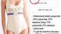 Maillot Gucci 