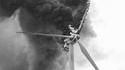 Une éolienne qui a trop chauffé