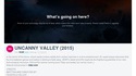 UNCANNY VALLEY (2015)