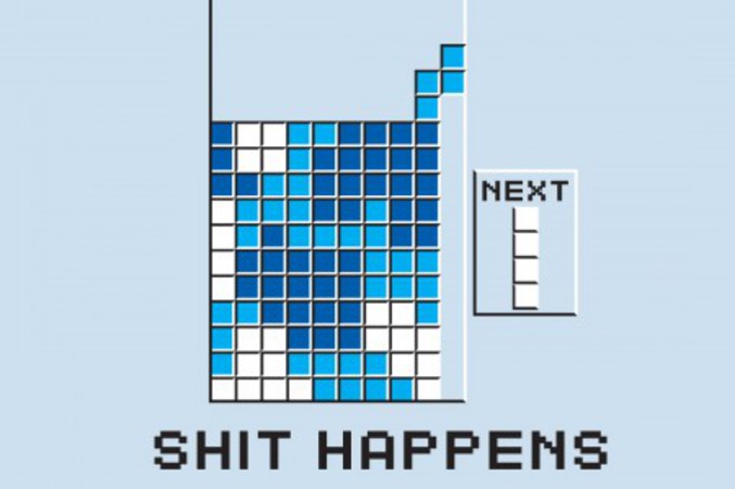 Une situation plus qu' énervante en jouant à Tetris