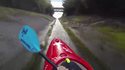 Descente d'une rigole en kayak