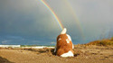 Faire un arc-en-ciel avec ses fesses