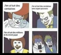 les clowns dans les films d'horreur