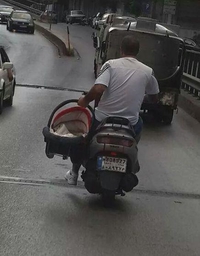 Side-car bébé