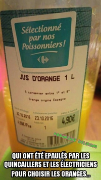 Les poissonniers de Carrefour ont fait leur choix