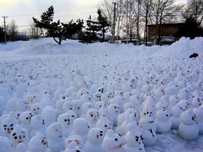 Méfiez vous des bonshommes de neige.