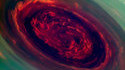 Vortex du pôle nord de Saturne