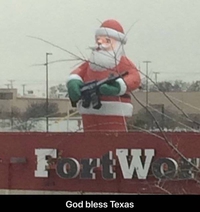 Déco de Noël au Texas