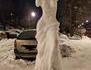 bonne femme de neige