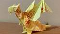 Dragon en origami