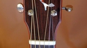 Têtes de guitares décorées d'incrustations de nacre
